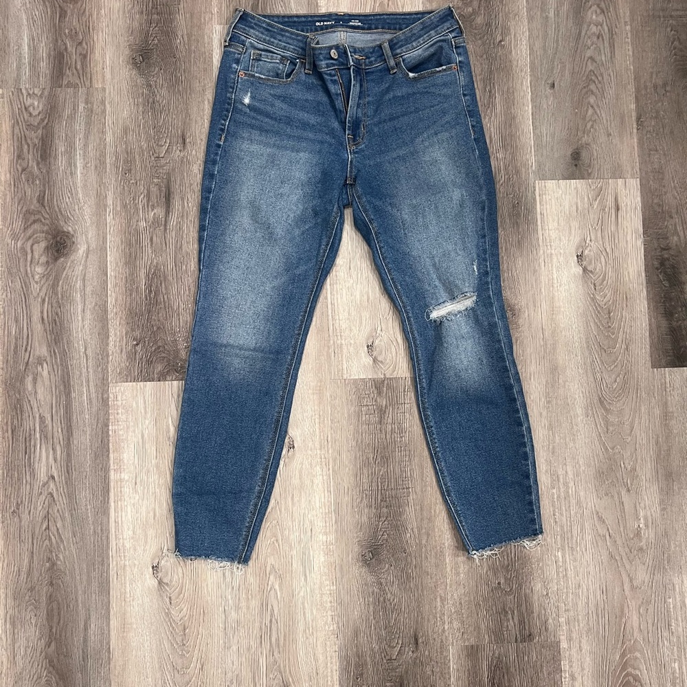 Old Navy Women's Mid-Rise Rockstar 🎸 Super Skinny Jeans